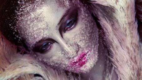 Enigmatic Frosted Beauty wallpaper