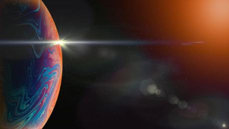 Space art wallpaper