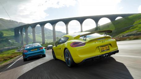 High-Speed Adventure on Scenic Roads wallpaper