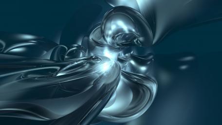 Fluid Fantasy in Anime Style wallpaper
