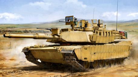 Majestic Tank in Action wallpaper