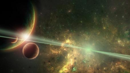Celestial Wonders in Vibrant Colors wallpaper
