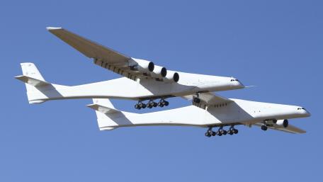 Majestic Milestone in Aviation Innovation wallpaper