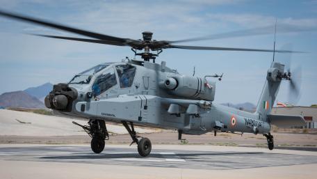 Majestic Military Helicopter in Action wallpaper