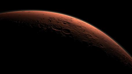 Daybreak at Gale Crater wallpaper