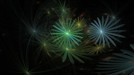 Mystical Dance of Fractal Light wallpaper