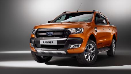 Powerful Ford Ranger in Stunning Orange Finish wallpaper
