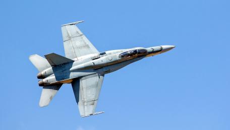 Fierce Flight of the Fighter Jet wallpaper
