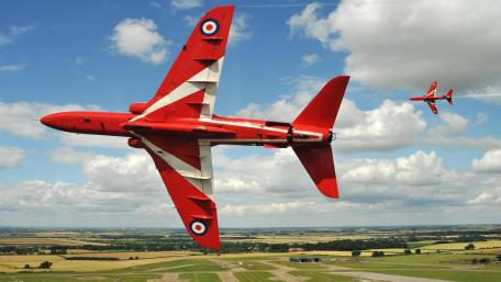 Stunning Display of Aerial Precision wallpaper