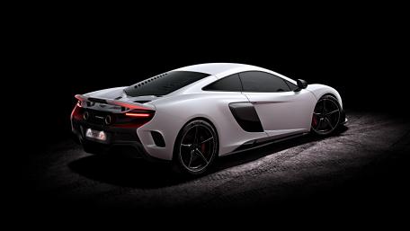 Sleek White Sports Car in Stunning Contrast wallpaper