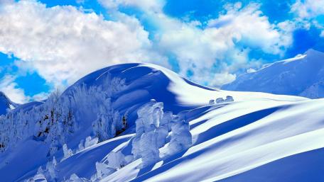 Majestic Winter Wonderland wallpaper