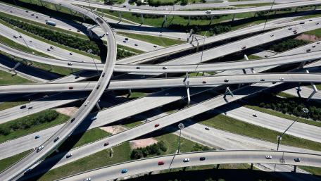 Highway Interchange in San Antonio, Texas wallpaper