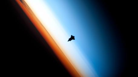 Endeavour Silhouette wallpaper