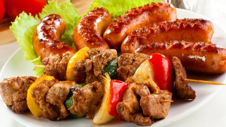 Delicious Barbecue Feast for Food Lovers wallpaper