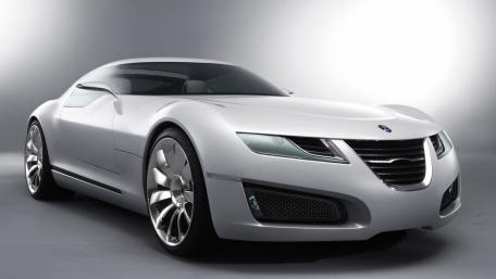 Futuristic Silver Sports Car Design wallpaper