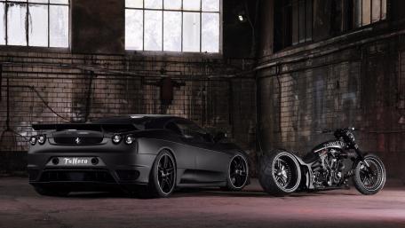 Sleek Machines in an Abandoned Warehouse wallpaper