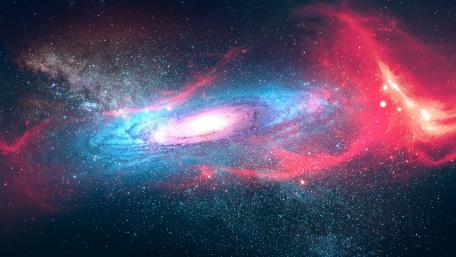 Vibrant Galaxy Swirls and Cosmic Wonders wallpaper