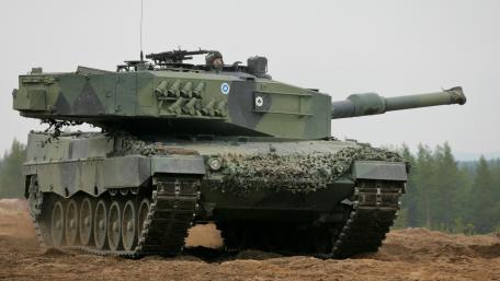 Powerful Tank in Action on the Battlefield wallpaper