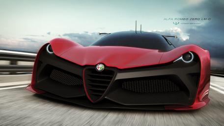 Sleek Alpha Romeo Zero LM-C Wallpaper wallpaper