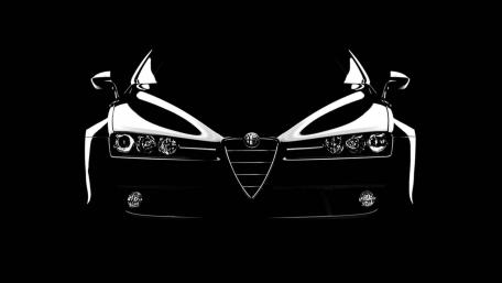 Sleek Black and Silver Car Fantasy Wallpaper wallpaper