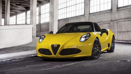 Sleek Yellow Sports Car Wallpaper wallpaper