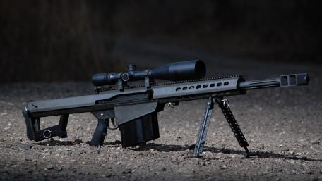 Precision Firepower in the Dark Scene wallpaper