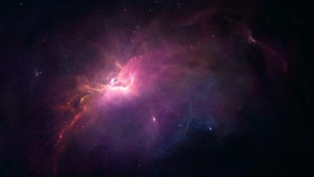 Galactic Dreams in Nebula Colors wallpaper