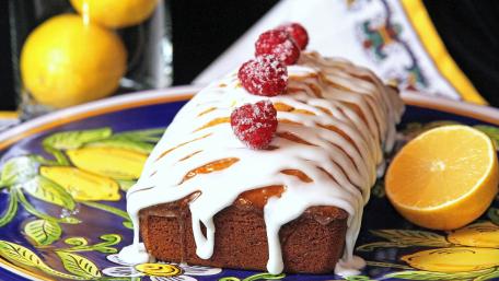Delicious Lemon Cake Delightful Treat for Any Occasion wallpaper
