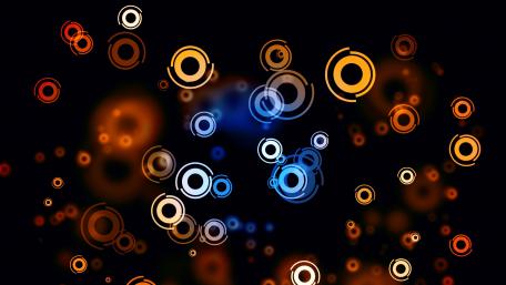 Vibrant Circles in Motion wallpaper