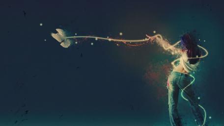Ethereal Dreams of Liberation wallpaper