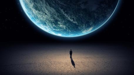 Journey into the Cosmic Abyss wallpaper
