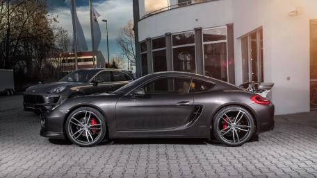 Sleek Luxury Sports Car in Urban Setting wallpaper