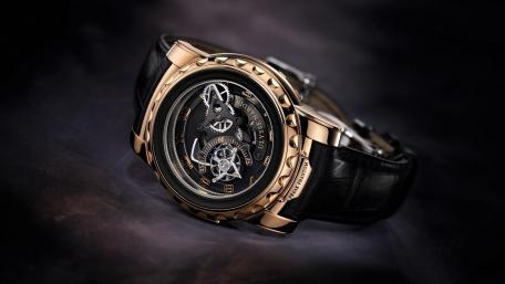 Timeless Elegance of an Abstract Timepiece wallpaper