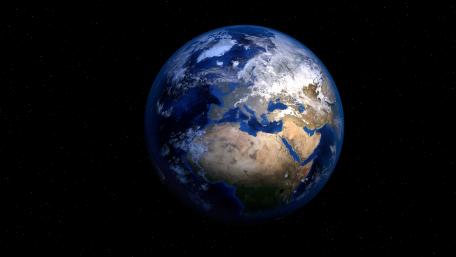 Beautiful Earth in Stunning Detail Under Starry Sky wallpaper
