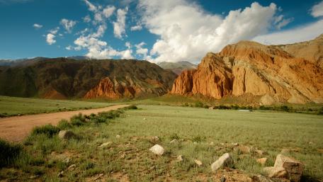 Majestic Mountains and Rolling Hills Awaits You wallpaper
