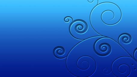 Swirling Shades of Tranquil Blue wallpaper