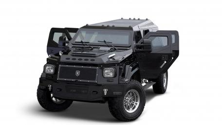 Powerful Military-Style Off-Road Vehicle Wallpaper wallpaper