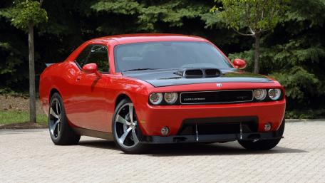 Classic Red Muscle Car Wallpaper Showcase wallpaper