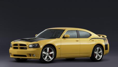 Bold and Striking Yellow Dodge Charger Wallpaper wallpaper