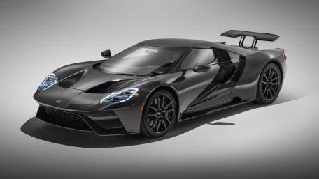 Sleek Black Ford GT Wallpaper for Automotive Lovers wallpaper