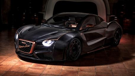 Sleek Carbon Fiber Supercar Design wallpaper