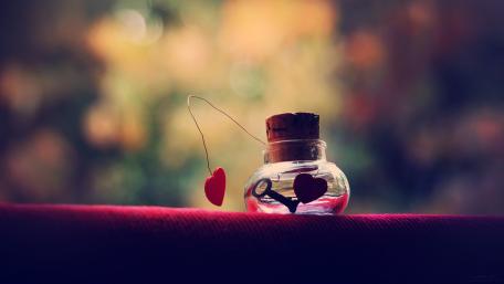 Whispers of Love in a Bottle wallpaper