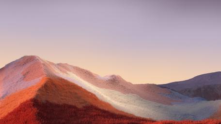 Breathtaking Mountain Sunset View wallpaper