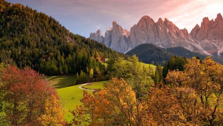 Funes at fall wallpaper