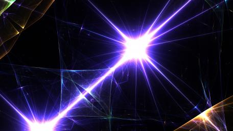 Cosmic Fractal Energy Burst wallpaper