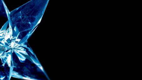 Shimmering Blue Abstract Star Design wallpaper