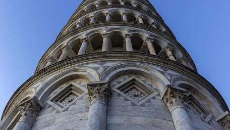 Leaning Tower Perspective View for City Lovers wallpaper