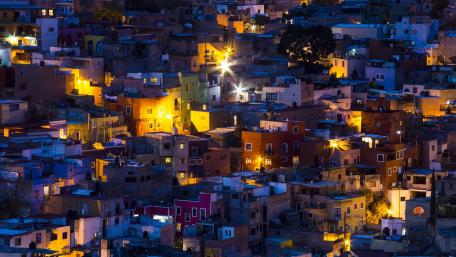 Vibrant Nightscape of a City Metropolis wallpaper