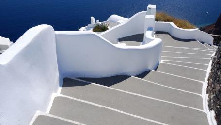 Serene Steps to the Sea wallpaper