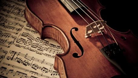 Harmony of Strings and Notes wallpaper